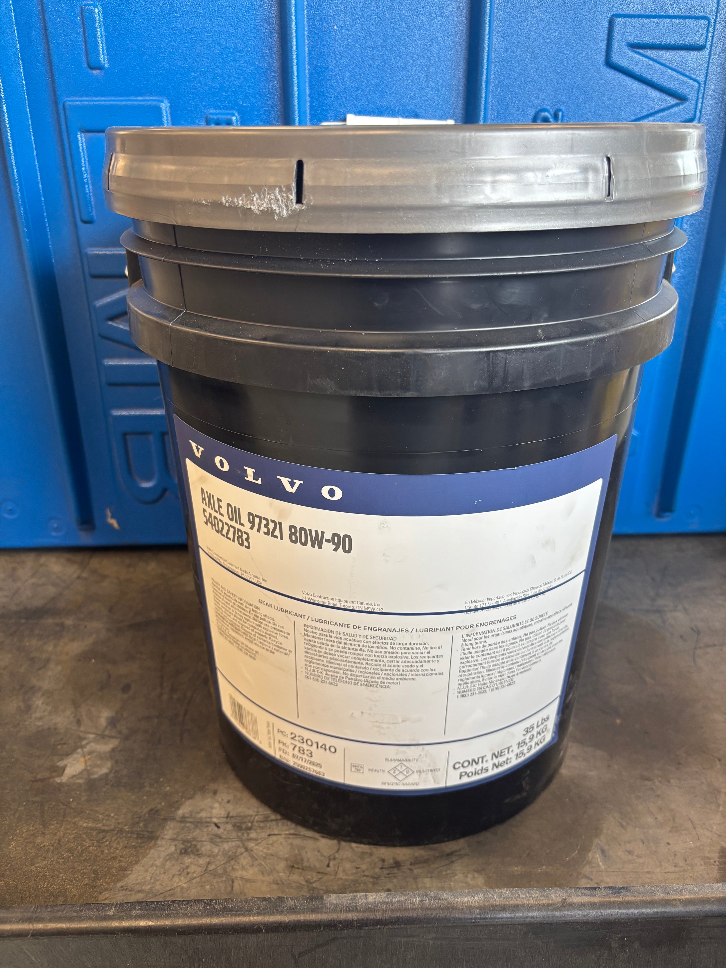 54022783 - 80W90 Axle Oil 5G