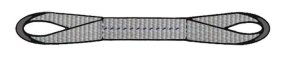 EET2-904X20 - 4"X20' Synthetic Twisted Eye-Eye Sling